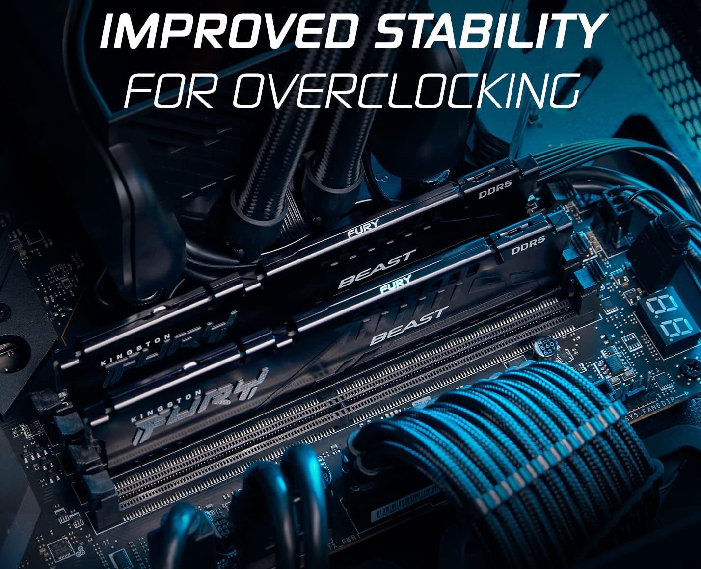 Paměť Kingston FURY Beast Black DDR5 16GB, 5200MHz, CL40 | PENTA CZ